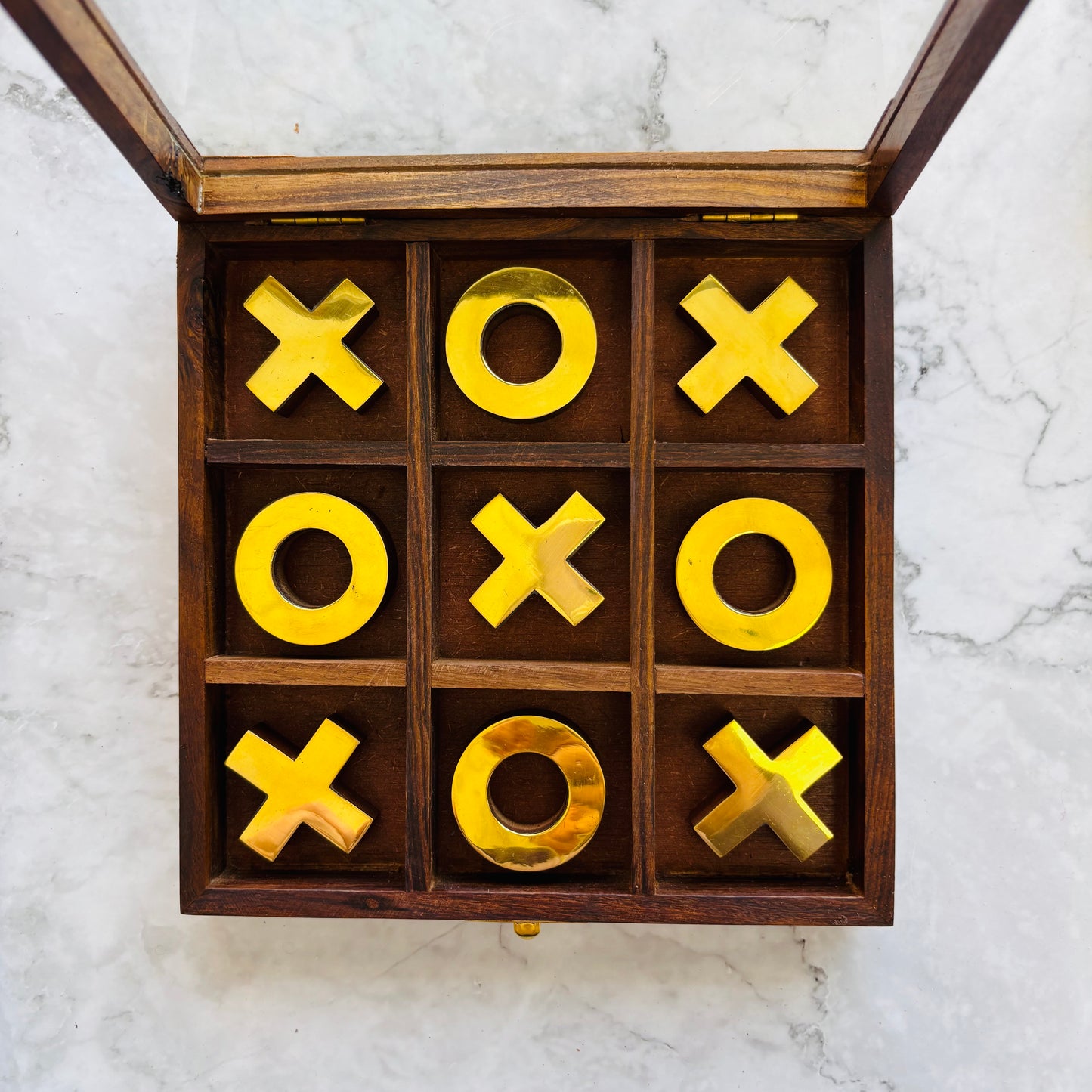 Wood Tic Tac Toe Game