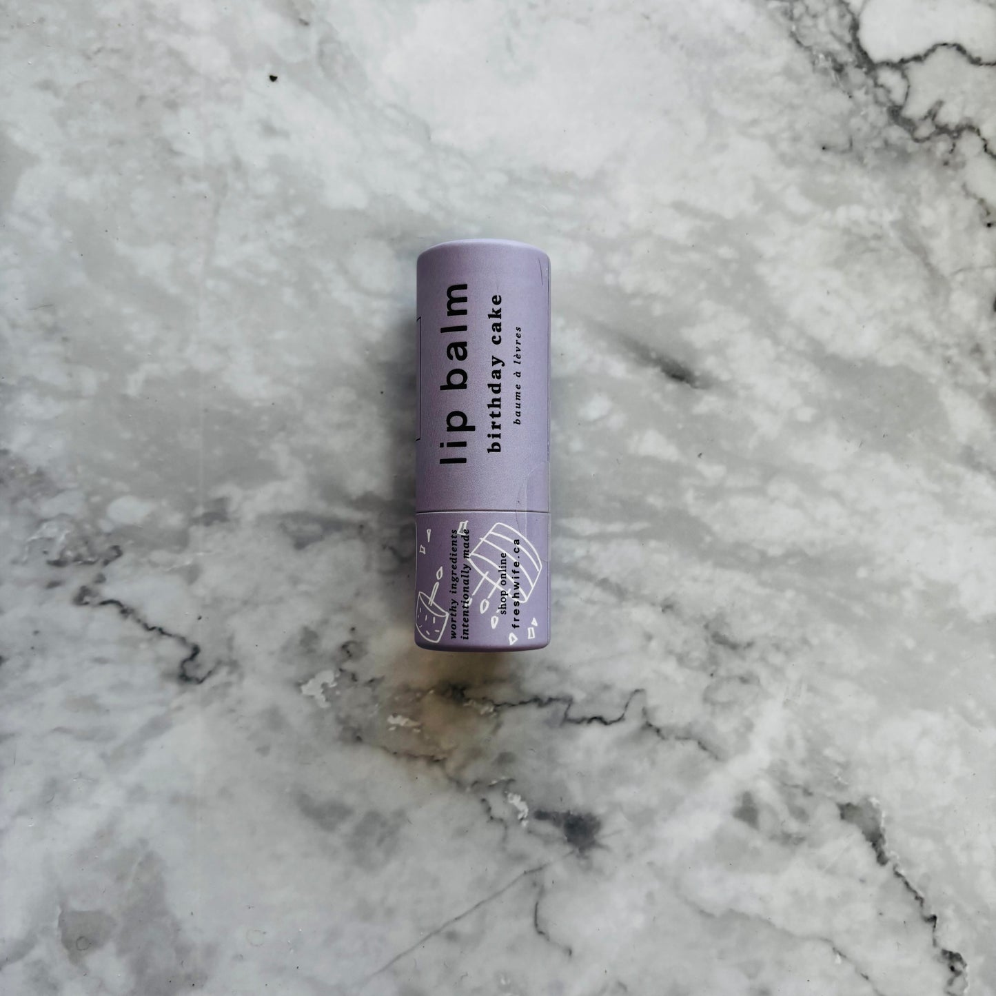 Handcrafted Birthday Cake Lip Balm