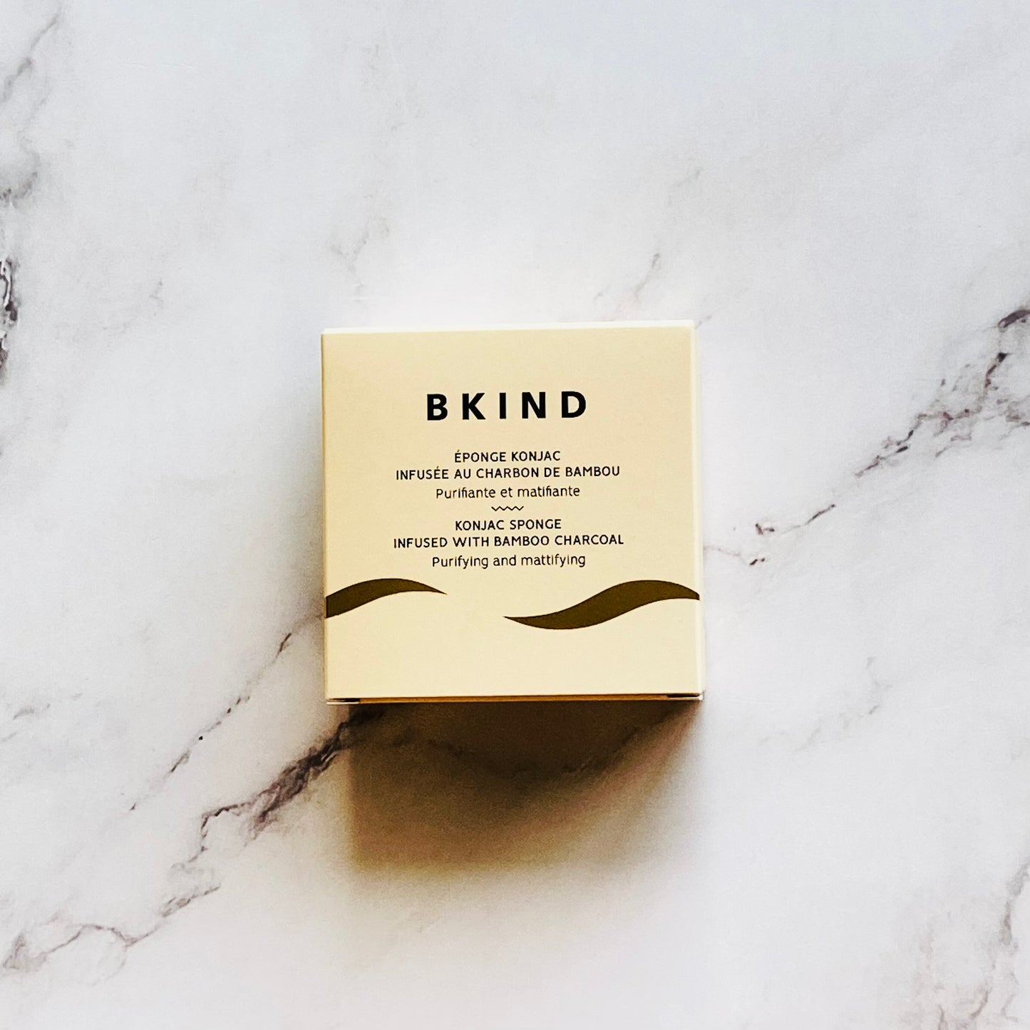 BKIND Konjac Facial Sponge - Bamboo Charcoal