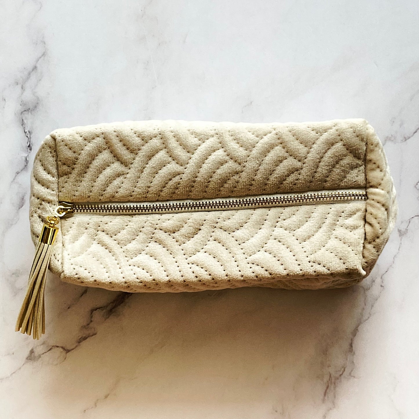 Velvet accessory bag