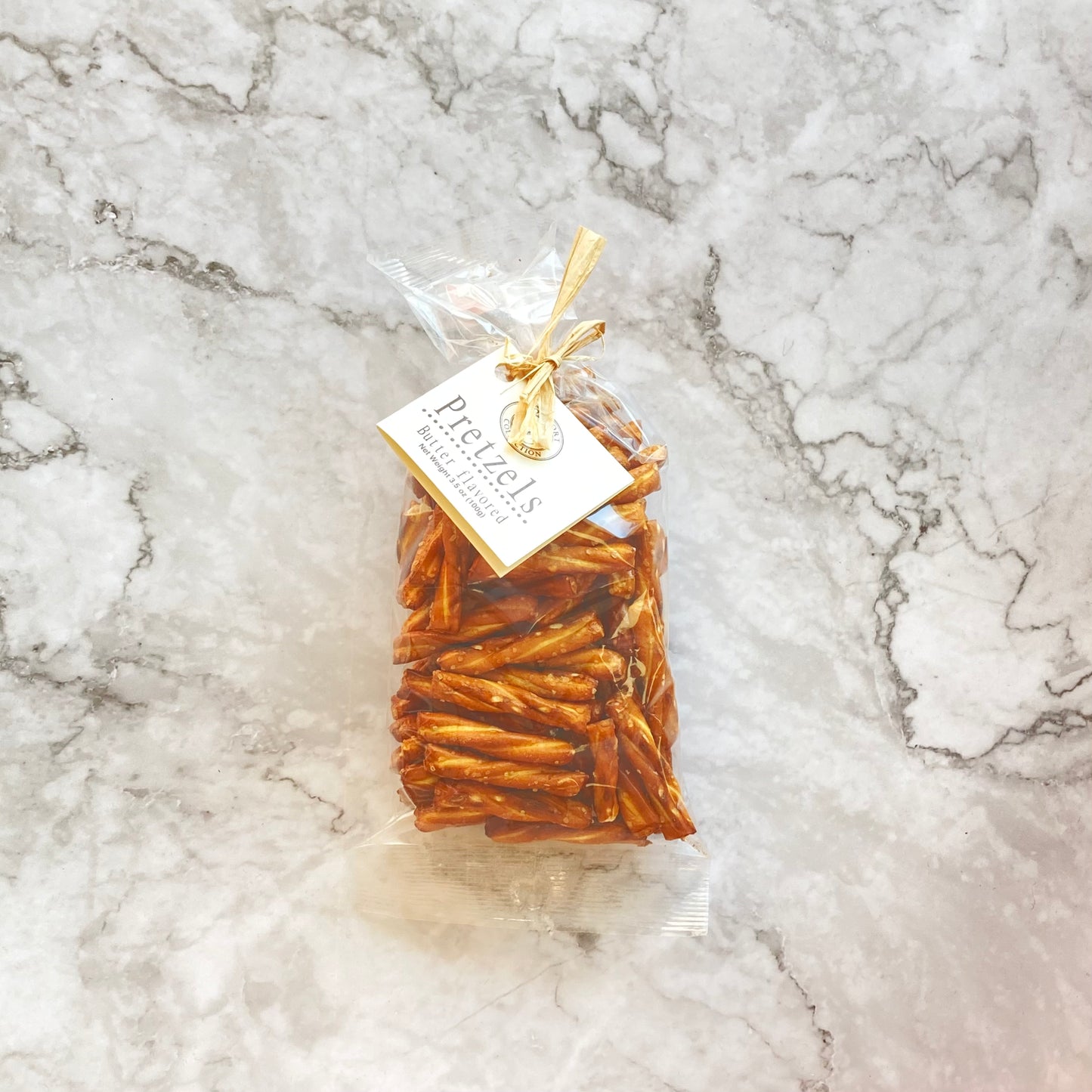 Butter flavoured pretzels
