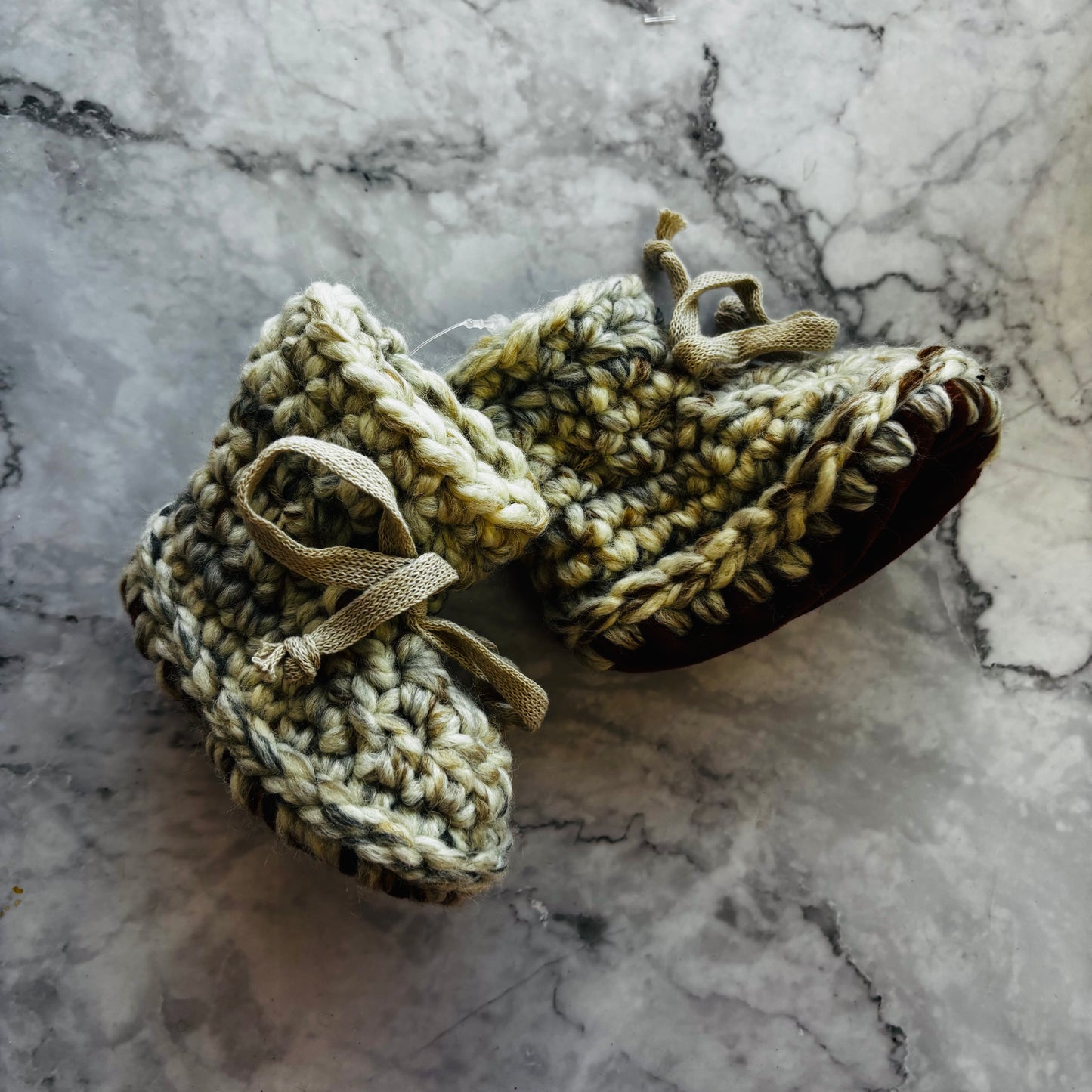 Handcrafted Knit Baby Booties