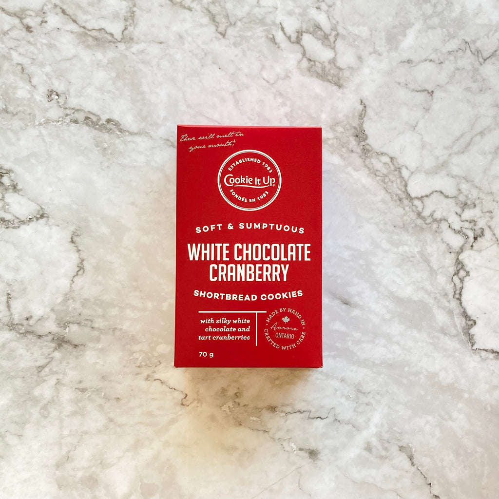 White Chocolate Cranberry Shortbreads