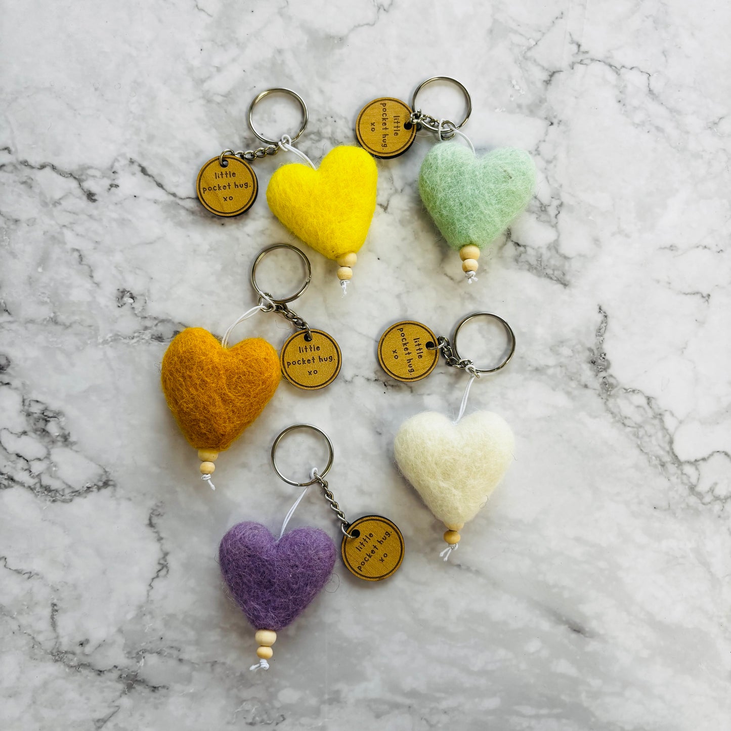 Little Pocket Hug keychain