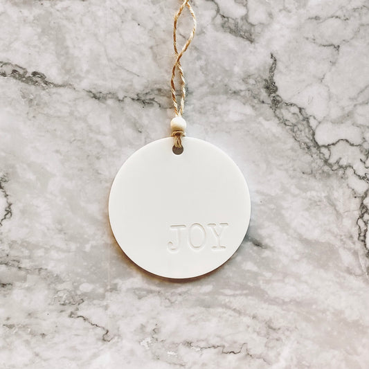 Acrylic Engraved Ornament