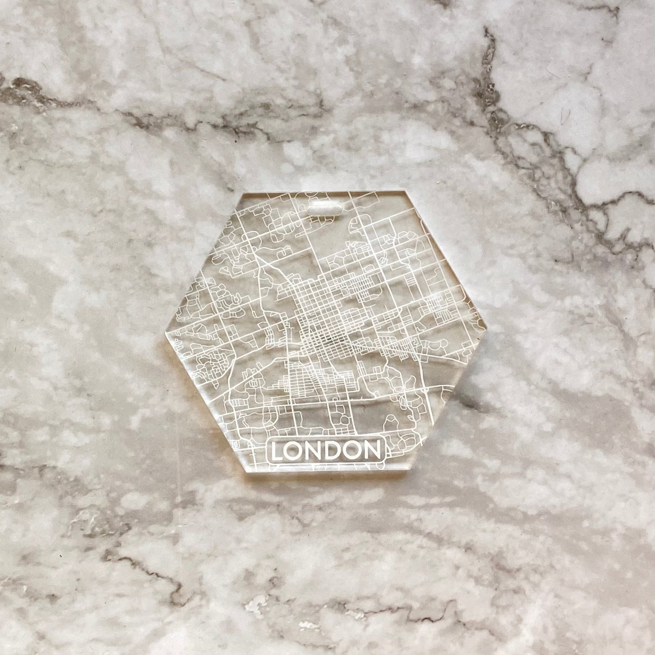 Engraved Acrylic London,ON ornament