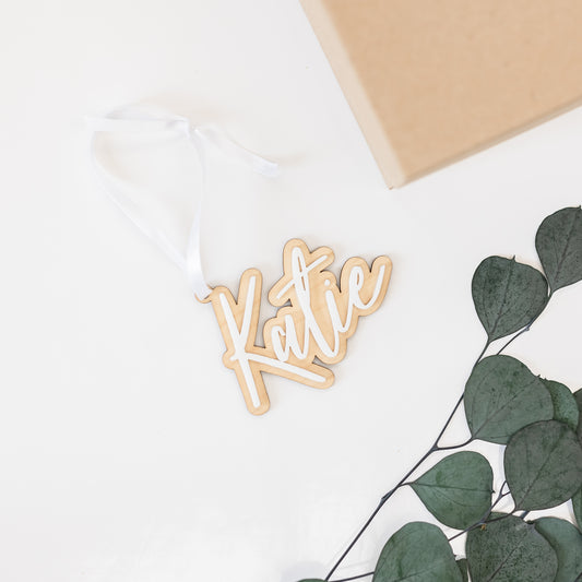 Name Cutout Ornament