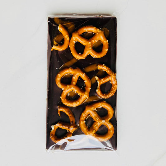 Salted Caramel Pretzel Chocolate Bark