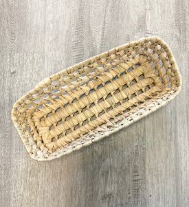 Open weave storage basket